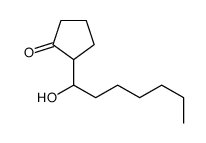 2-(1-hydroxyheptyl)cyclopentan-1-one结构式