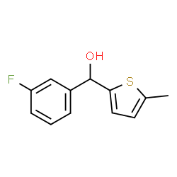 3-FLUOROPHENYL-(5-METHYL-2-THIENYL)METHANOL Structure