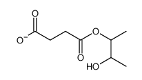 4-(3-hydroxybutan-2-yloxy)-4-oxobutanoate结构式